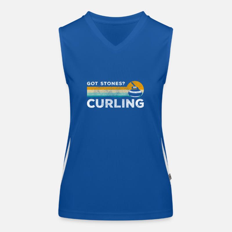 Équipe de curling Débardeur respirant contrasté Femme