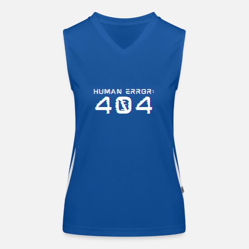 Human Error: 404 Funktionelles Kontrast-Tank Top für Frauen
