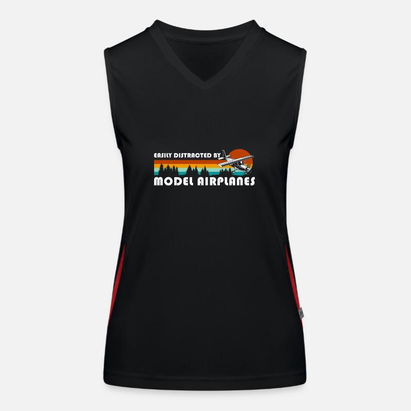 Modellflug Modellbau Funktionelles Kontrast-Tank Top für Frauen