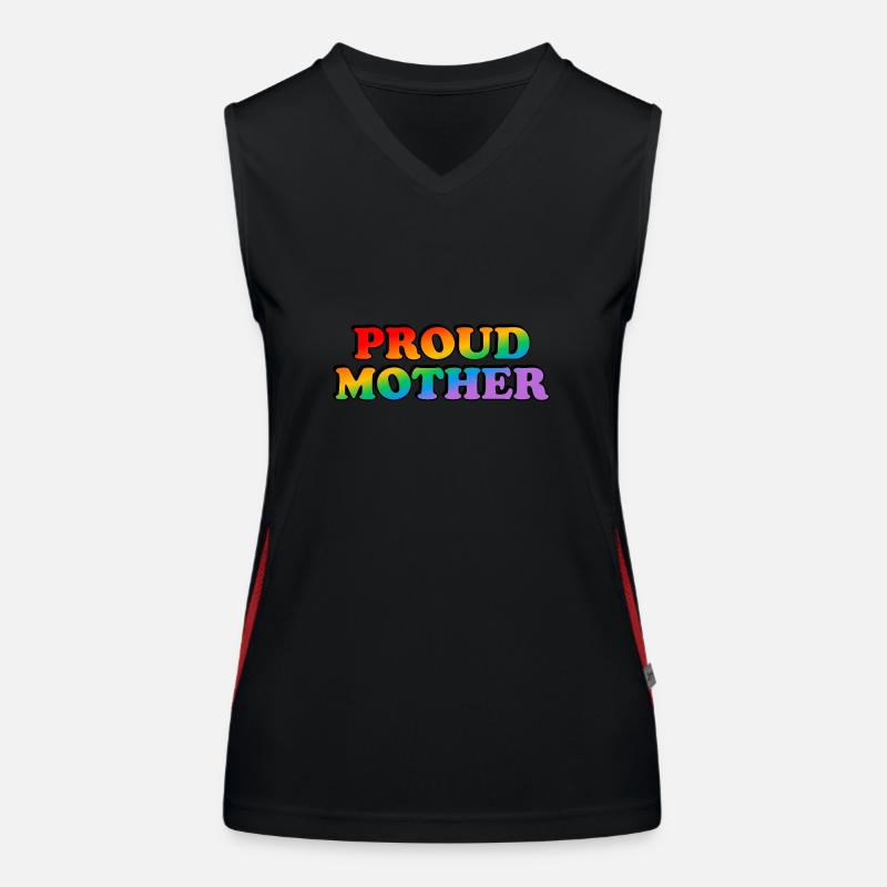 Stolze Mutter Funktionelles Kontrast-Tank Top für Frauen
