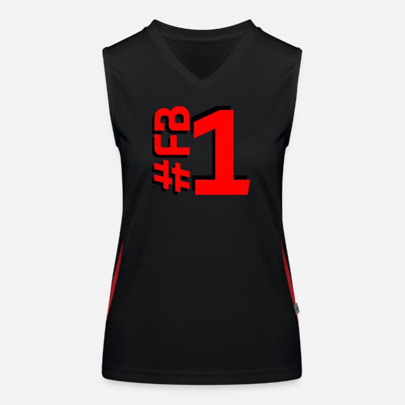 FB1-KARTON Funktionelles Kontrast-Tank Top für Frauen