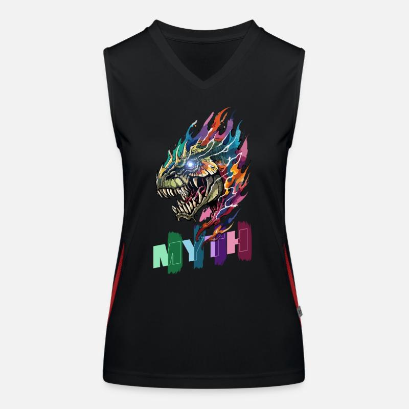 Mythical Creature - Embracing the Unknown Women's Functional Contrast Tank Top