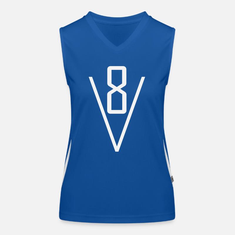 V8 engine Women's Functional Contrast Tank Top