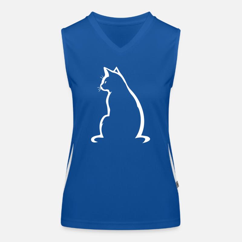 Chat Débardeur respirant contrasté Femme