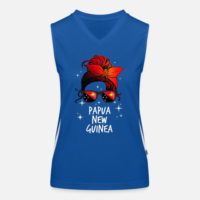 Papua-Neuguinea Funktionelles Kontrast-Tank Top für Frauen