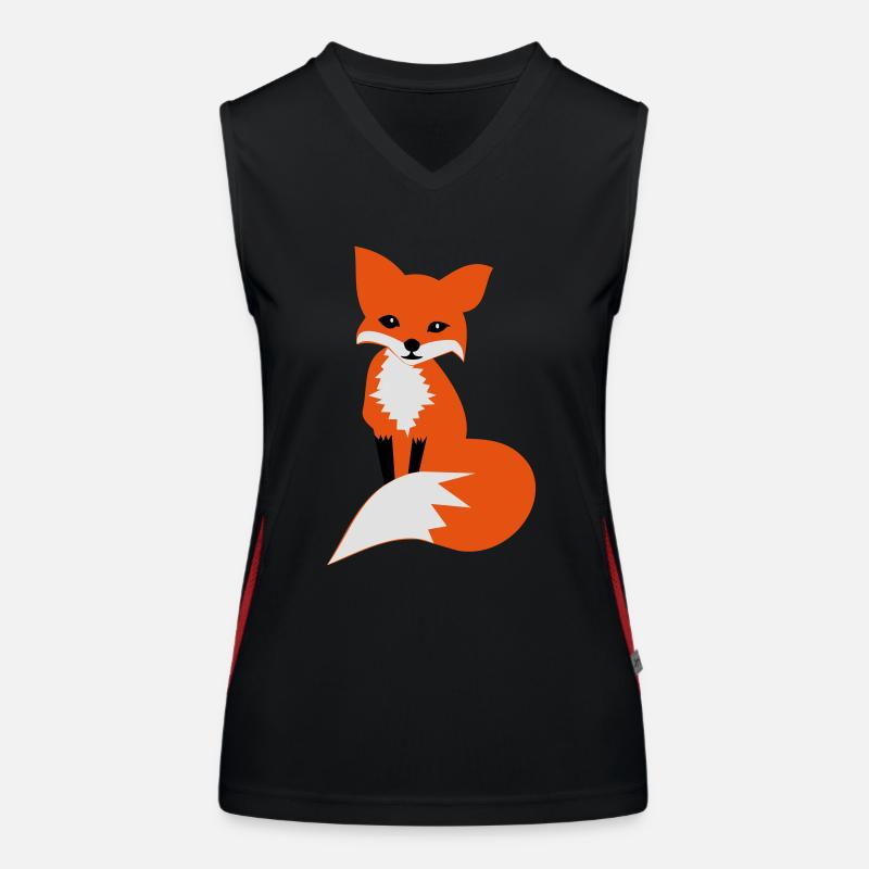 fox Funktionelles Kontrast-Tank Top für Frauen