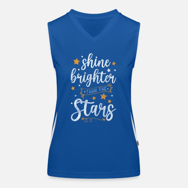 Starry Sky Wish Dream Night Women's Functional Contrast Tank Top