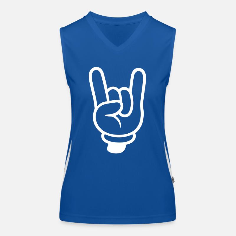 Party Hand Comic Women's Functional Contrast Tank Top