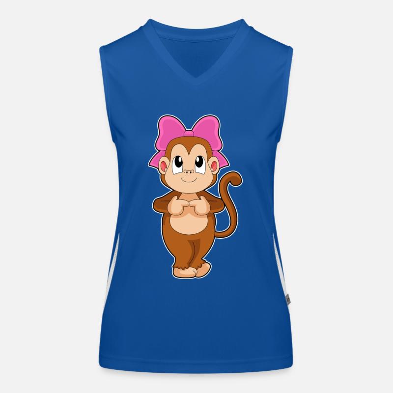 Monkey Bow Women's Functional Contrast Tank Top