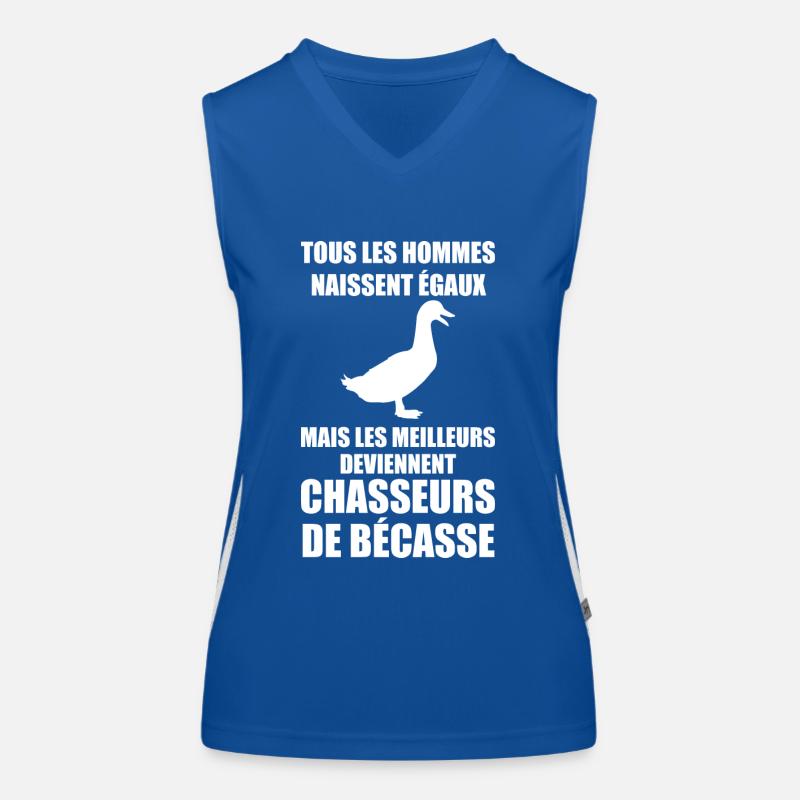Meilleur Chasseur de Bécasse Débardeur respirant contrasté Femme