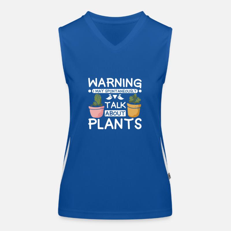 Botanist May spontaeously talk about plants Funktionelles Kontrast-Tank Top für Frauen