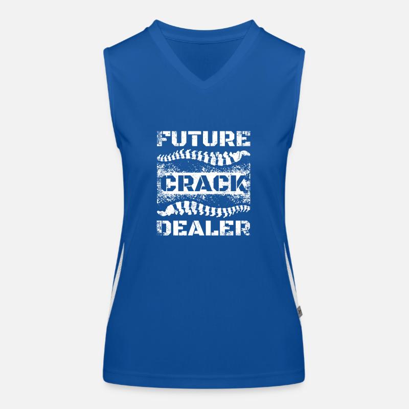 Future crack dealer Chiropractor Funktionelles Kontrast-Tank Top für Frauen