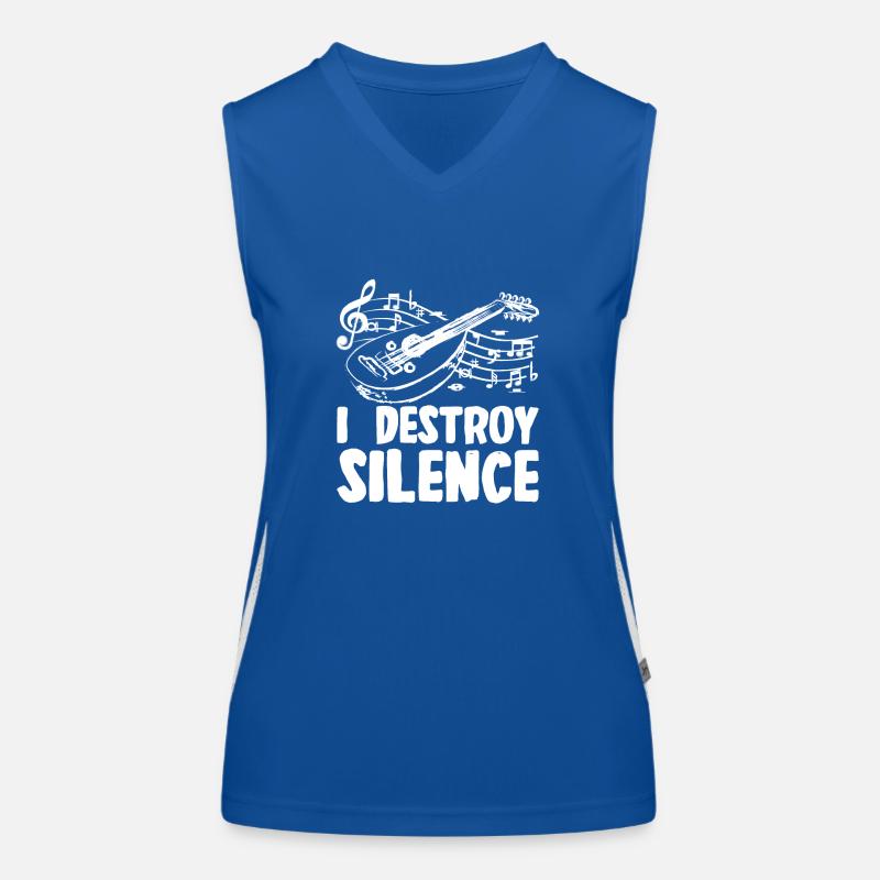 I destroy silence Oud Funktionelles Kontrast-Tank Top für Frauen