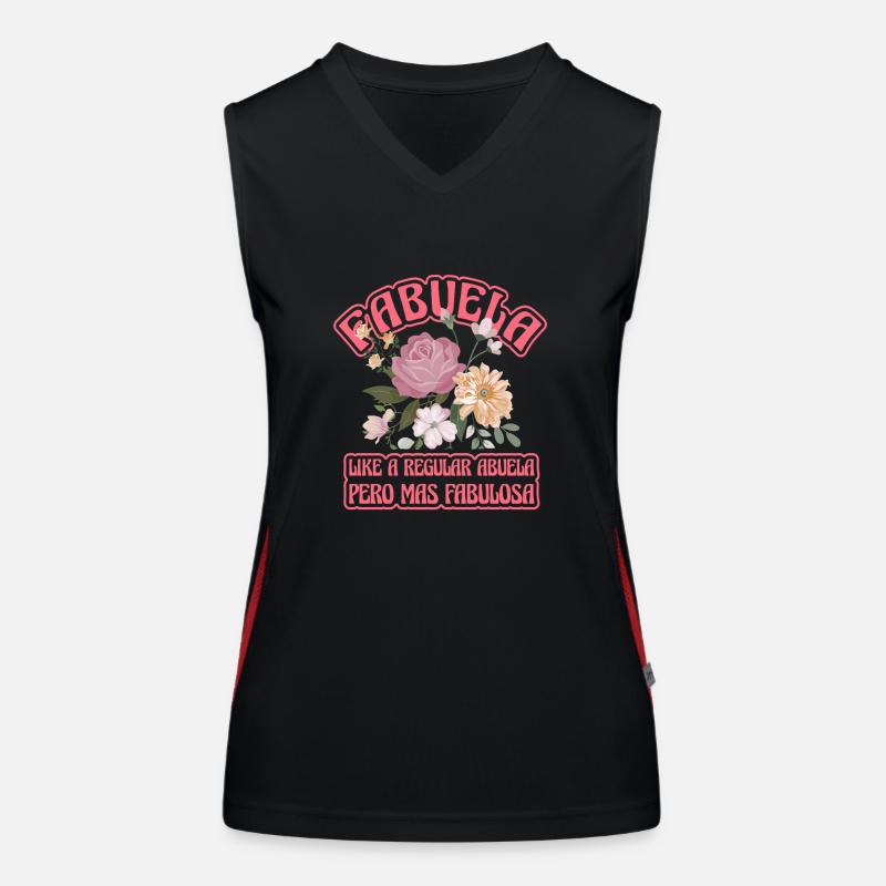 Fabuela Funktionelles Kontrast-Tank Top für Frauen
