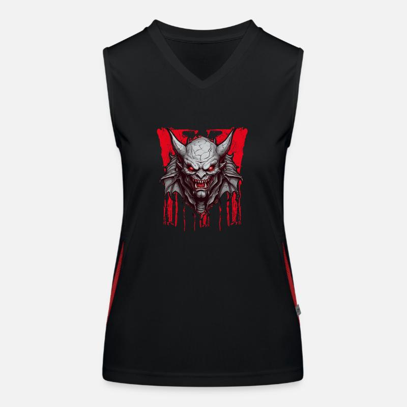 SP Devil 02 Shirt 02 Funktionelles Kontrast-Tank Top für Frauen