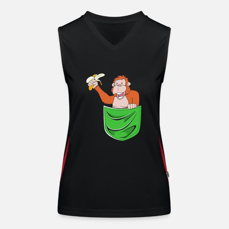 Orangutan Women's Functional Contrast Tank Top