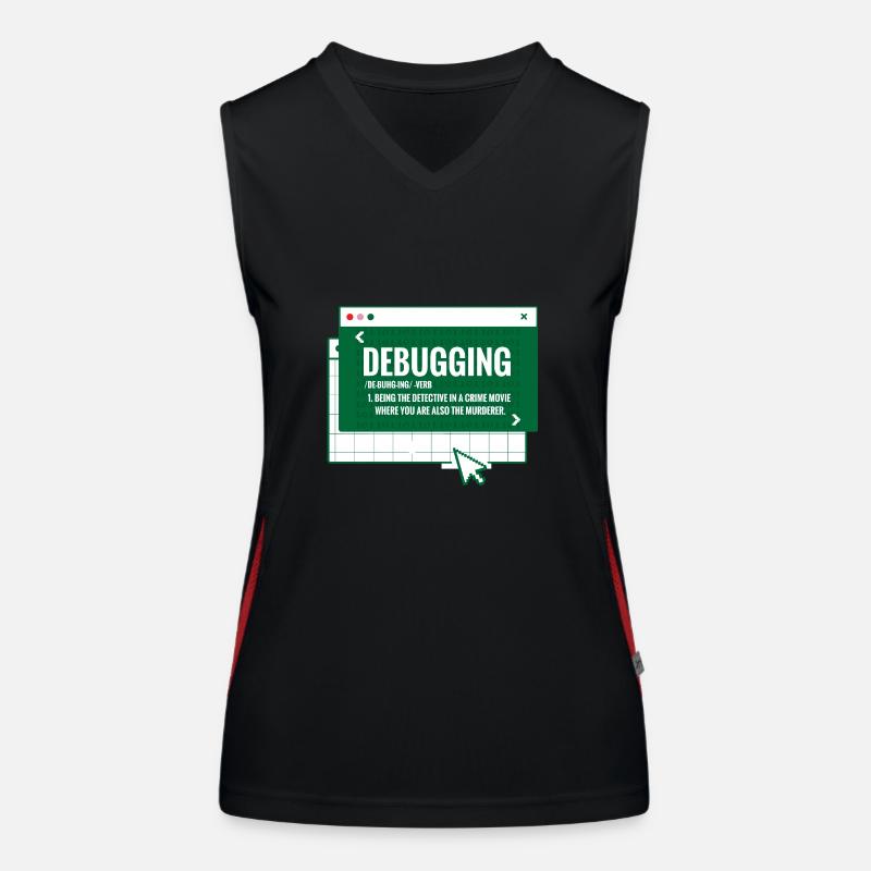Debugging Women's Functional Contrast Tank Top
