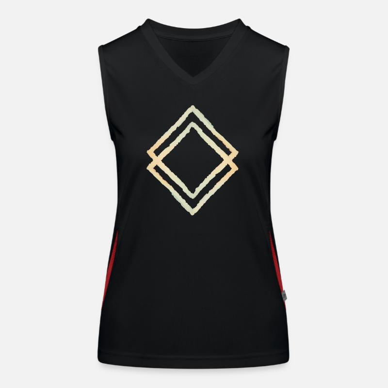 Geo Loop Women's Functional Contrast Tank Top