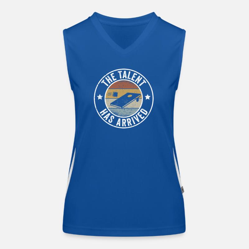 Cornhole The Talent Has Arrived Women's Functional Contrast Tank Top