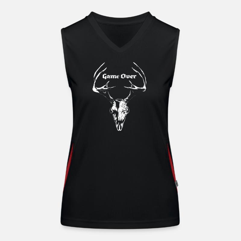 Game Over Junggesellenabschied Funktionelles Kontrast-Tank Top für Frauen