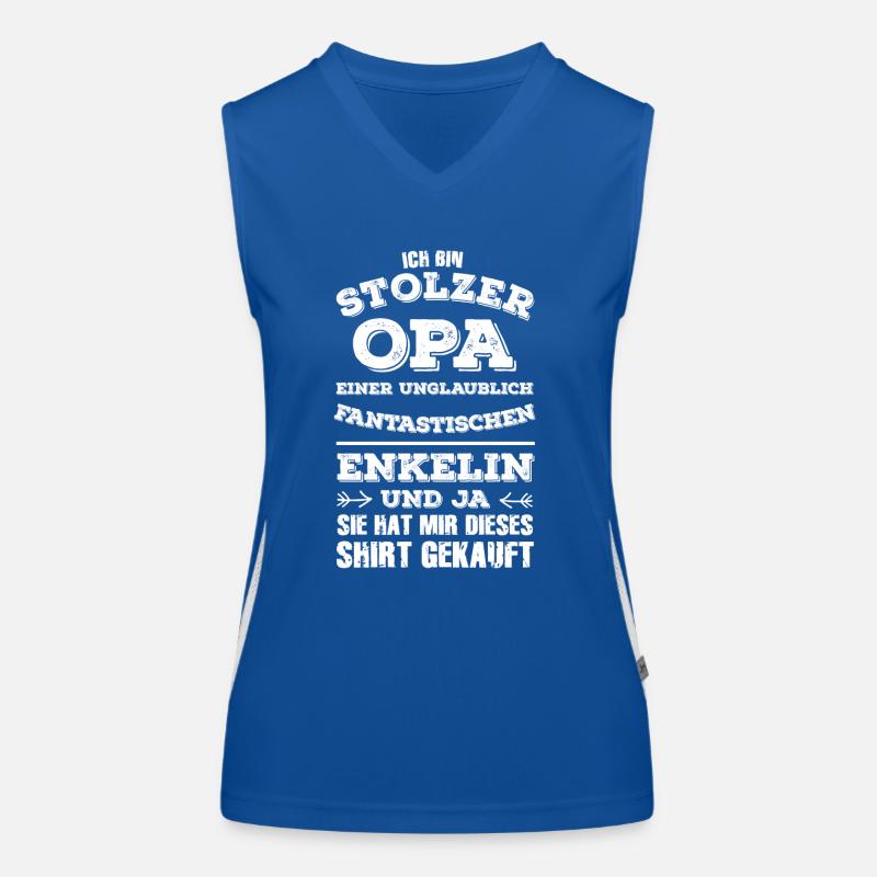 Opa Funktionelles Kontrast-Tank Top für Frauen