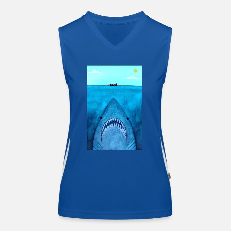 Shark Attack Women's Functional Contrast Tank Top