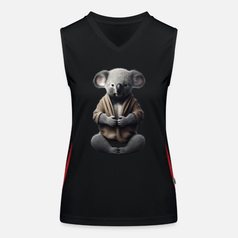 Koala Mönch Funktionelles Kontrast-Tank Top für Frauen