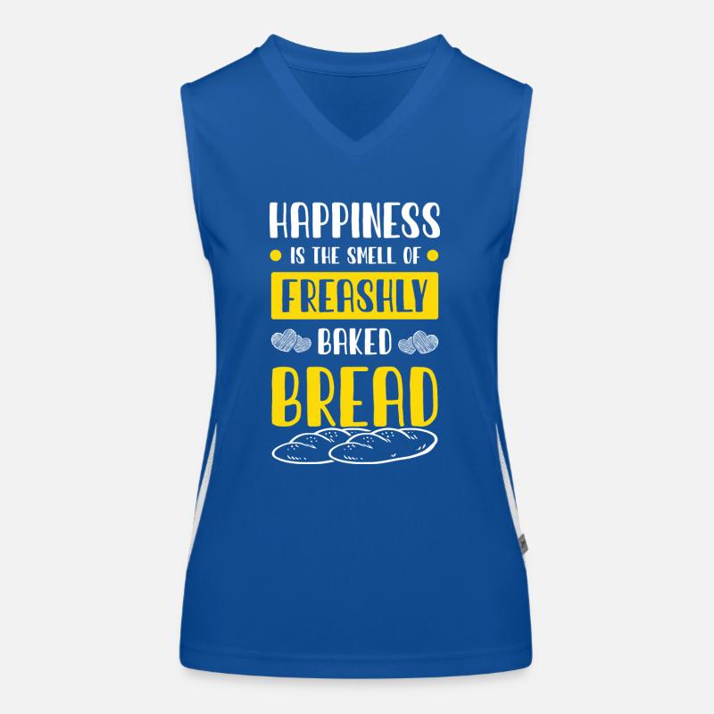 Happiness Baked Bread Funktionelles Kontrast-Tank Top für Frauen