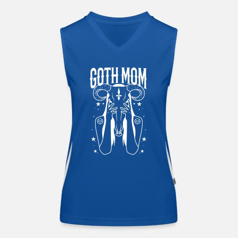 Goth Mom Funktionelles Kontrast-Tank Top für Frauen
