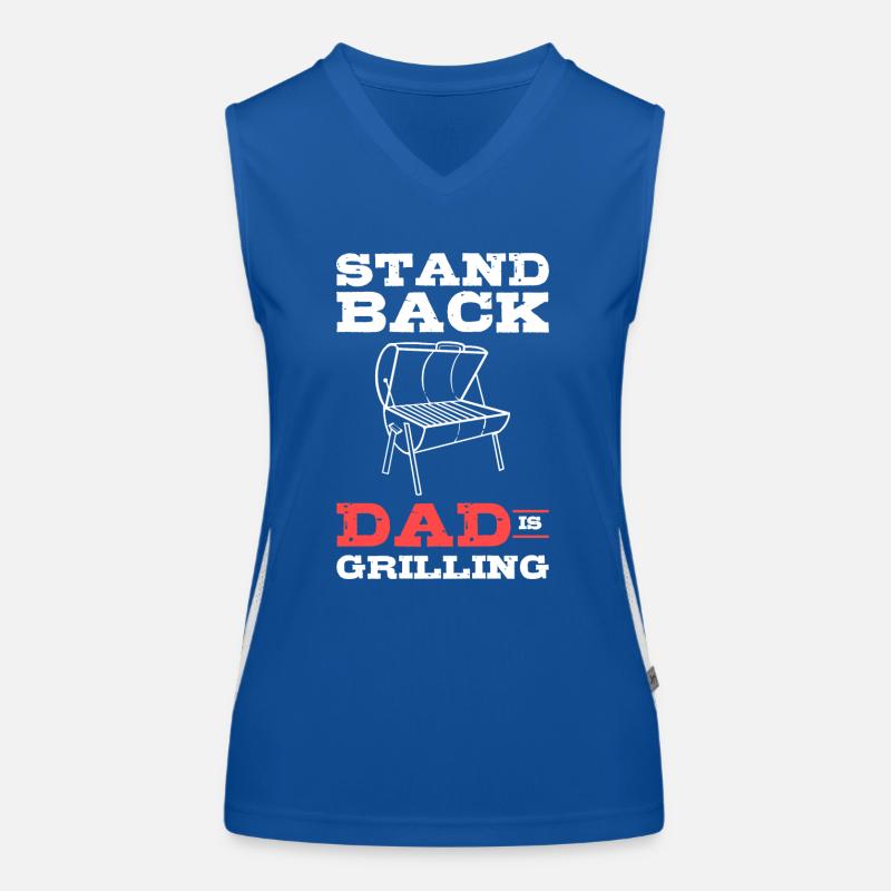 BBQ Funktionelles Kontrast-Tank Top für Frauen