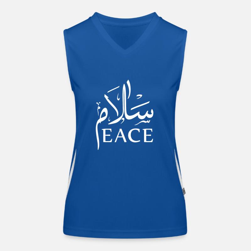 Frieden Funktionelles Kontrast-Tank Top für Frauen