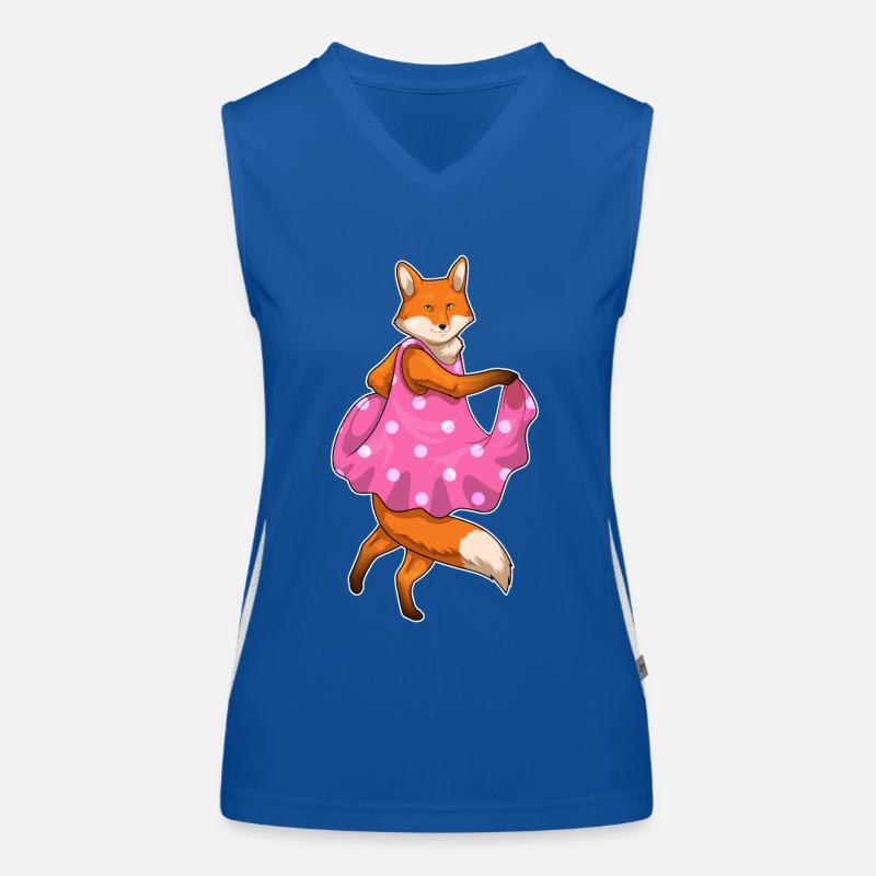 Robe à pois Fox Débardeur respirant contrasté Femme