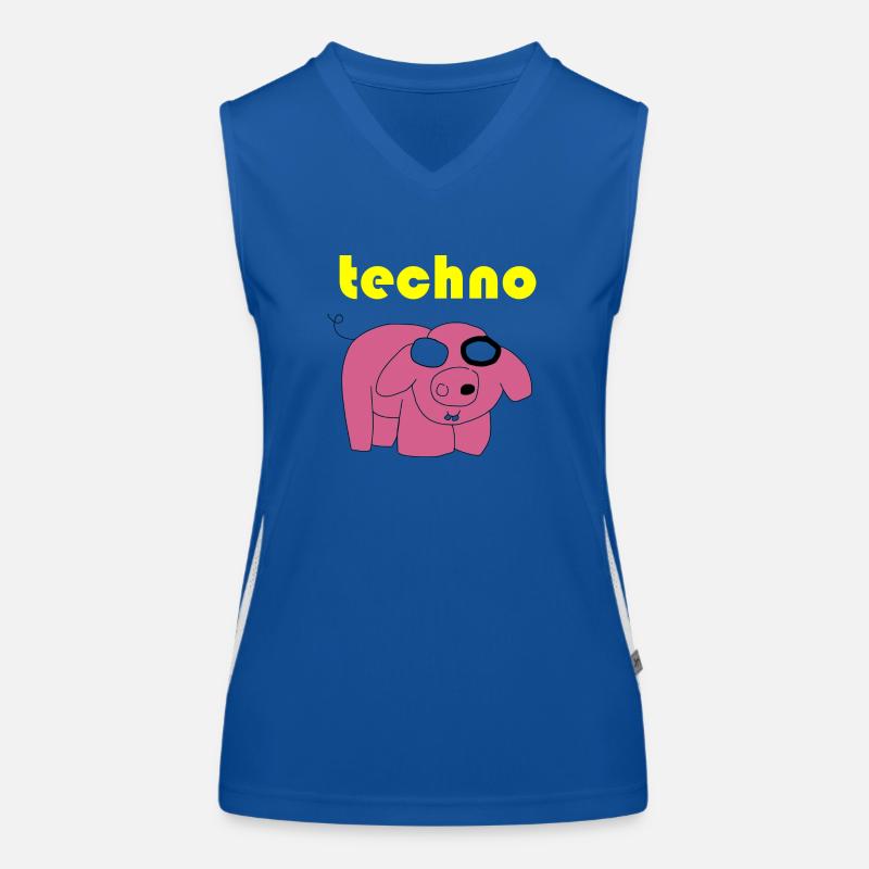 techno sau Funktionelles Kontrast-Tank Top für Frauen