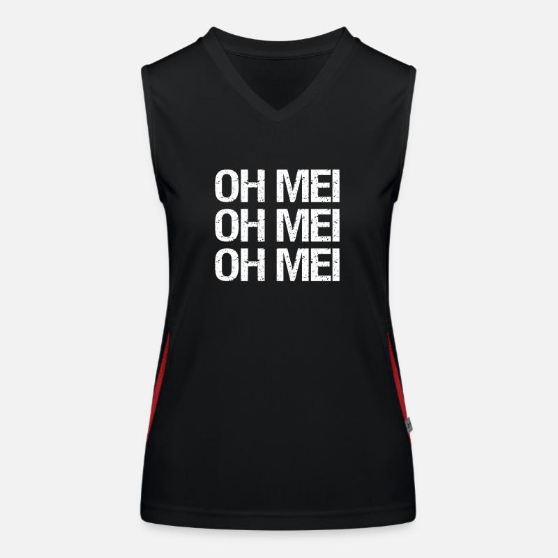 OH MEI Women's Functional Contrast Tank Top