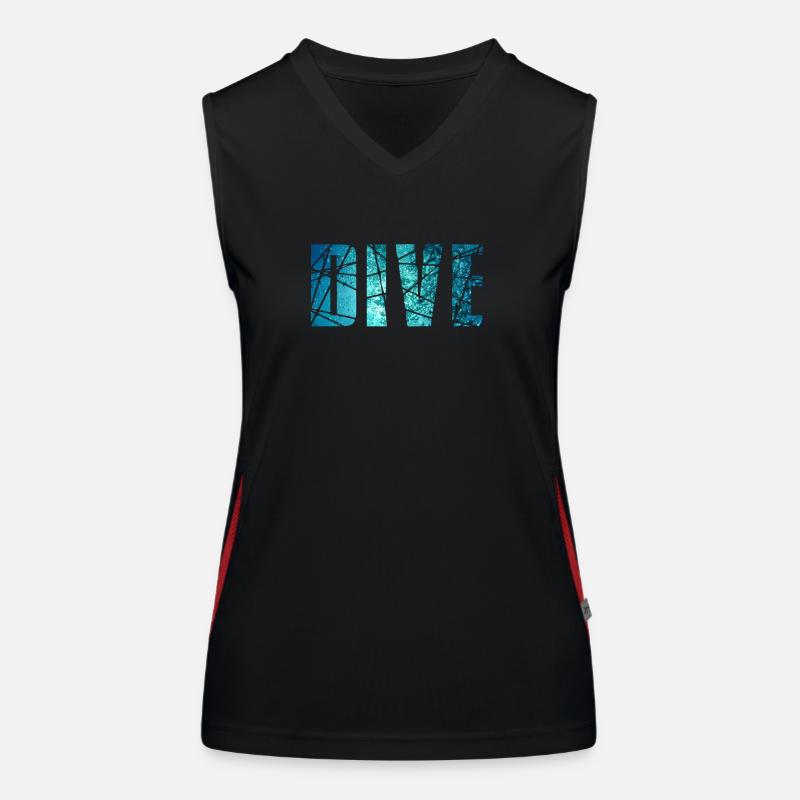 DIVE Débardeur respirant contrasté Femme