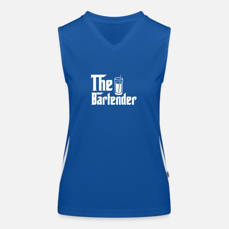 Bartender & Barkeeper Geschenk Funktionelles Kontrast-Tank Top für Frauen