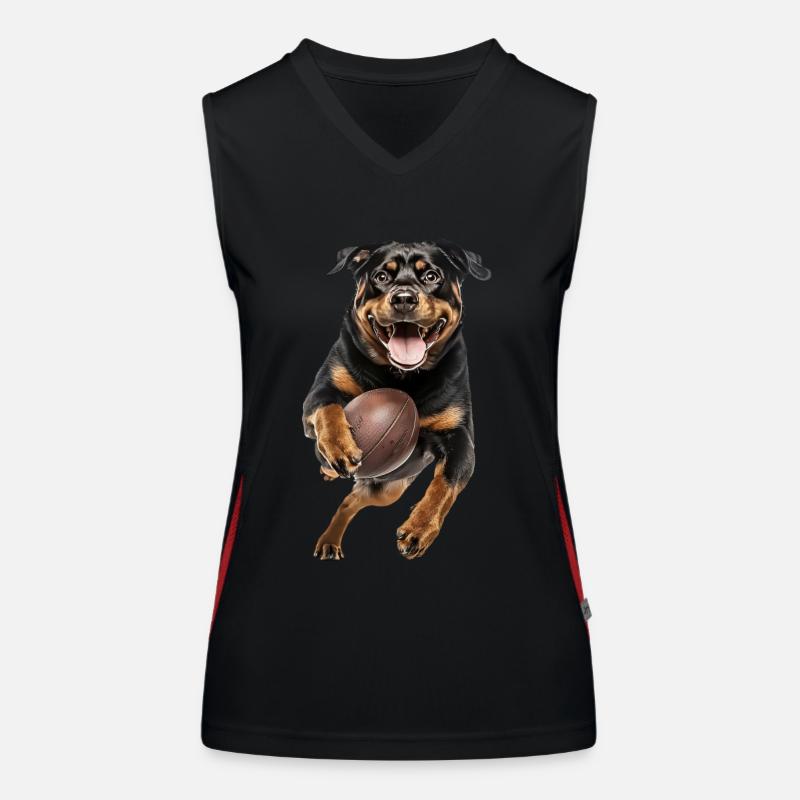 Rottweiler Débardeur respirant contrasté Femme
