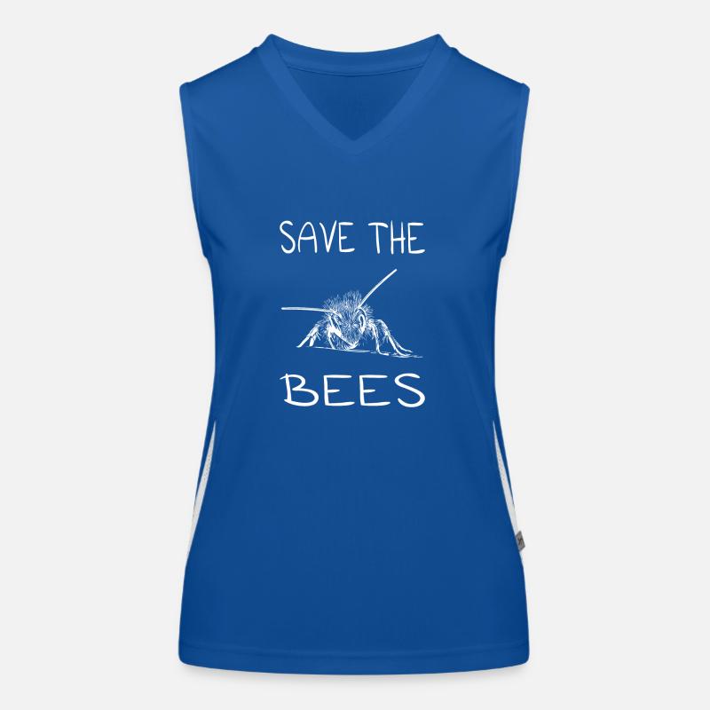 Save the Bees Débardeur respirant contrasté Femme