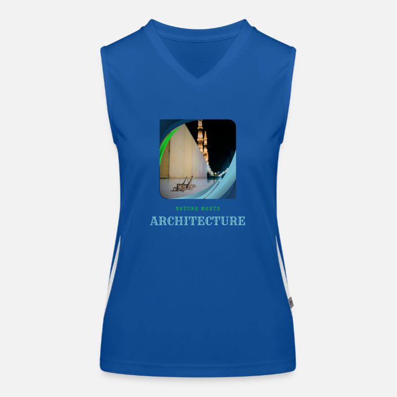 Nature Meets Architecture Women's Functional Contrast Tank Top