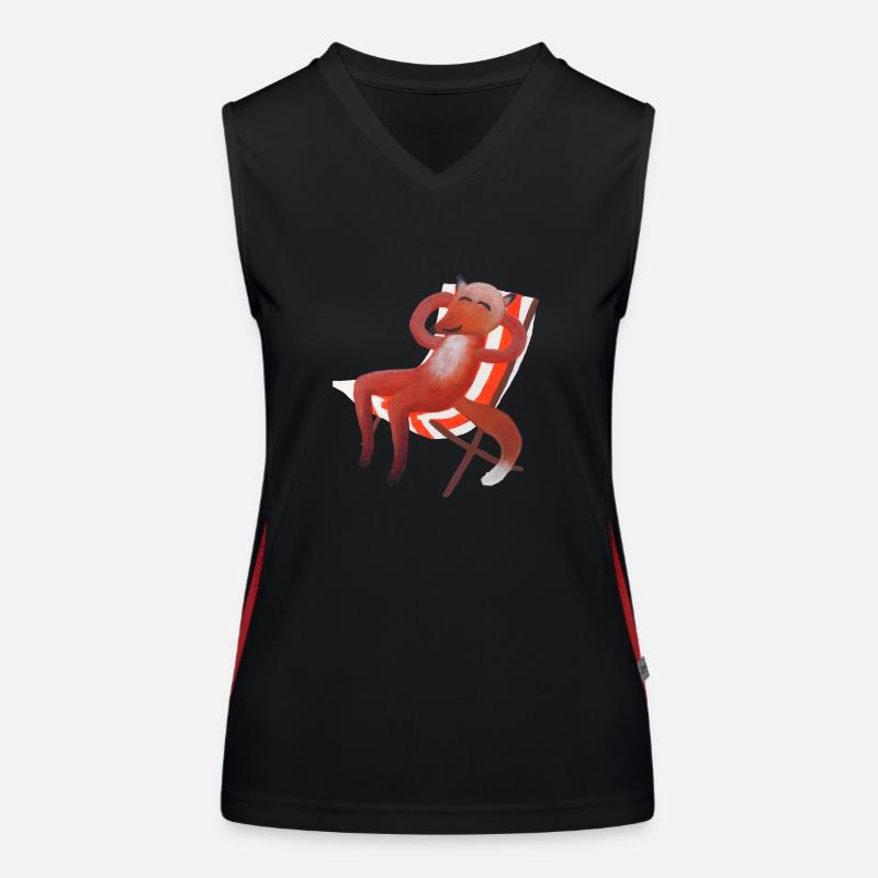 Bain de soleil Fox (sans soleil) Débardeur respirant contrasté Femme
