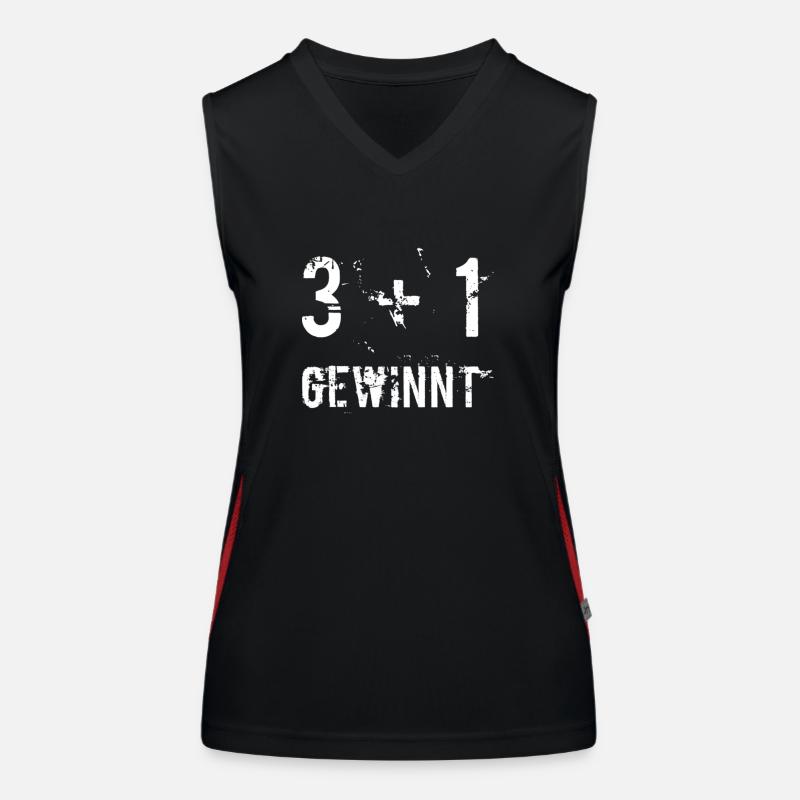 3 + 1 GEWINNT! Cool-trendiges Original-Design. NEU Funktionelles Kontrast-Tank Top für Frauen