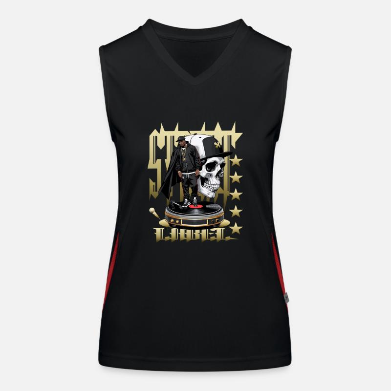 Straßen Rapper Funktionelles Kontrast-Tank Top für Frauen