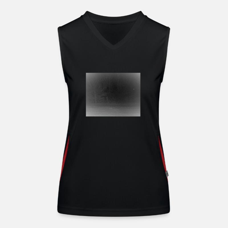 Créature effrayante dans la forêt Débardeur respirant contrasté Femme