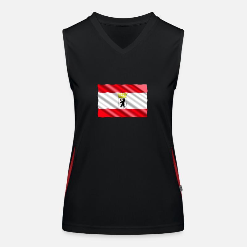 berlin Funktionelles Kontrast-Tank Top für Frauen