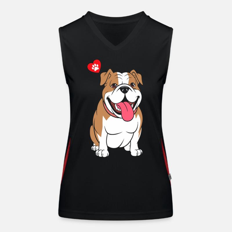 Bouledogue Débardeur respirant contrasté Femme
