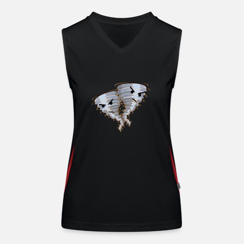 Tornado Funktionelles Kontrast-Tank Top für Frauen