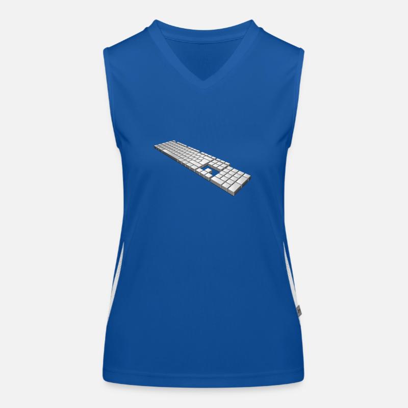 clavier Débardeur respirant contrasté Femme