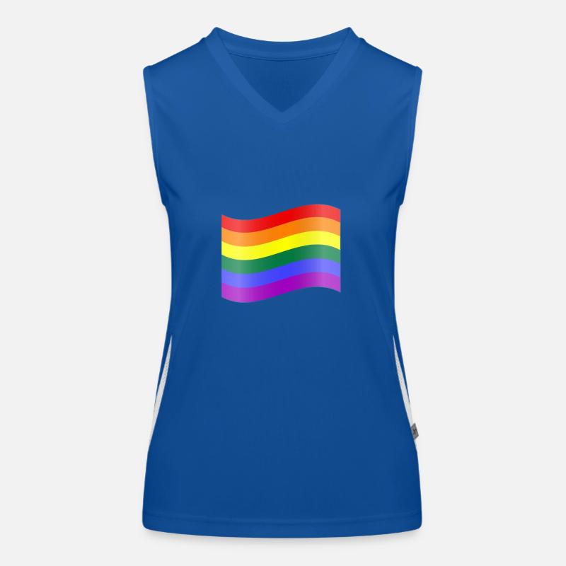 Rainbow Flag Women's Functional Contrast Tank Top