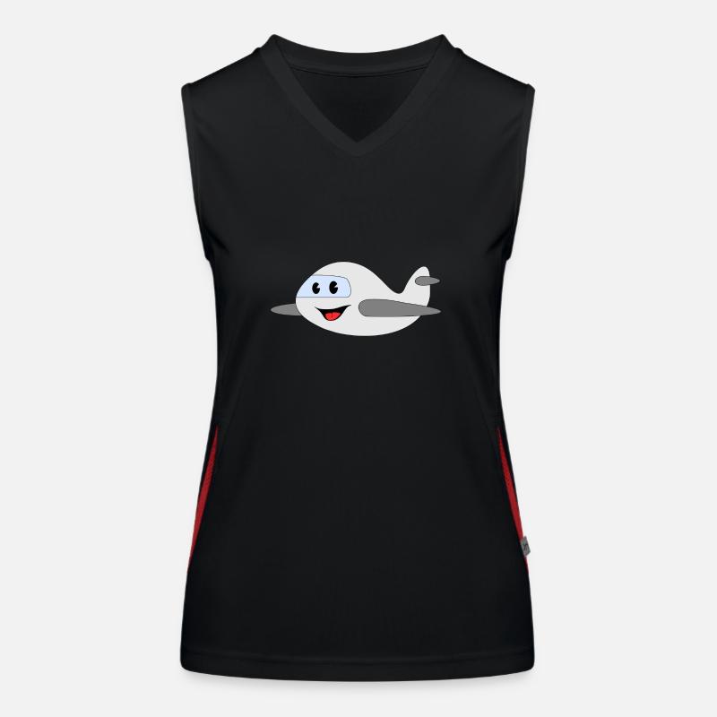 plane Women's Functional Contrast Tank Top