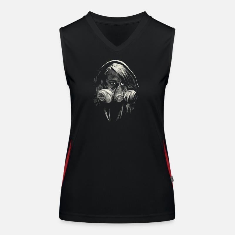 graffiti Women's Functional Contrast Tank Top